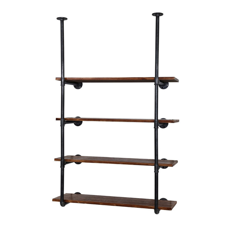 Artiss 4 Tier DIY Pipe Bookshelf Industrial INGE