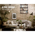Artiss 4 Tier DIY Pipe Bookshelf Industrial INGE