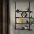 Artiss 4 Tier DIY Pipe Bookshelf Industrial INGE