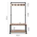 Artiss Clothes Rack 161x80cm Coat Stand Hanger Metal