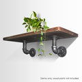 Artiss Floating Pipe Shelf 8x Metal Wall Brackets DIY
