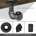 Artiss Floating Pipe Shelf 8x Metal Wall Brackets DIY