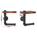 Artiss Floating Pipe Shelf Toilet Paper Holder DIY