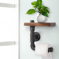 Artiss Floating Pipe Shelf Toilet Paper Holder DIY