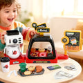 Keezi Kids Coffee Shop Toy Pretend Play Set with Machine Food Money