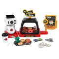 Keezi Kids Coffee Shop Toy Pretend Play Set with Machine Food Money