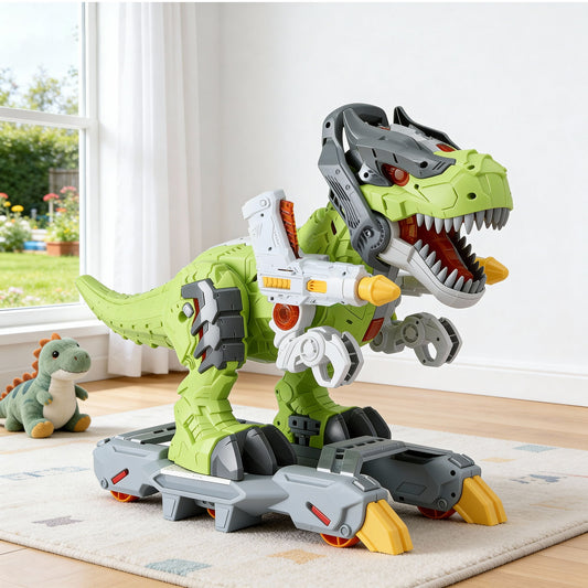 Keezi Kids Dinosaur Ride On Car Spray Function Indoor Outdoor