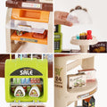 Keezi Kids Grocery Supermarket Playset 52 Piece Cash Register