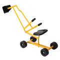 Keezi Kids Ride On Digger Bulldozer Sandpit Toy Rotate Seat Yellow