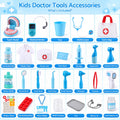 Keezi Kids Doctor Play Set Pretend Dentist Play Set Toy Medical Kits 30PCS