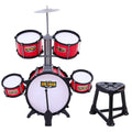 Keezi 7 Drum Set Kids Junior Drums Kit Musical Instrument Toys