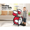 Keezi 7 Drum Set Kids Junior Drums Kit Musical Instrument Toys