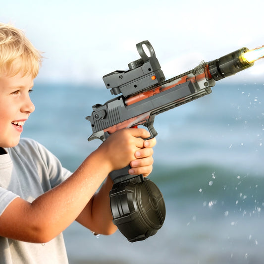 Keezi Electric Water Gun 500ml Tank Light Grey Squirt Toy