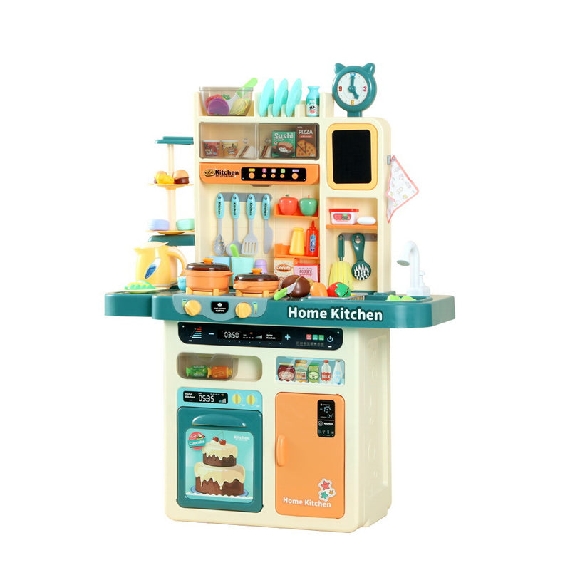 Keezi Kids Kitchen Pretend Play Set Cooking Steam Light Sound