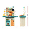 Keezi Kids Kitchen Pretend Play Set Cooking Steam Light Sound