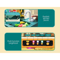 Keezi Kids Kitchen Pretend Play Set Cooking Steam Light Sound