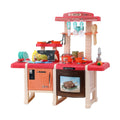 Keezi Kids Kitchen Pretend Play Set Cooking Sounds Steam Light