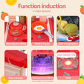 Keezi Kids Kitchen Pretend Play Set Cooking Sounds Steam Light