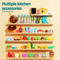 Keezi 2 Piece Kids Pretend Kitchen Playset Water Toys Fishing Game Food Play