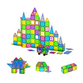 Keezi 100pc Kids Magnetic Tiles Blocks Building Educational Toys