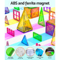 Keezi 100pc Kids Magnetic Tiles Blocks Building Educational Toys