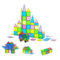Keezi 60pc Magnetic Tiles Building Blocks Educational Toy Set