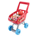 Keezi Kids Supermarket Playset 24pc Cash Register Trolley