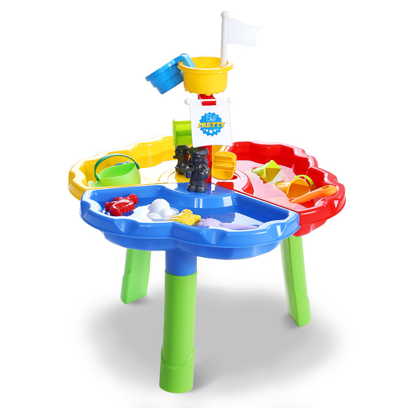 Keezi Kids Sandpit Sand Water Table Beach Toy Outdoor Play Set