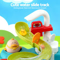 Keezi Kids Play Kitchen Sink Faucet Fishing Toys Food Set