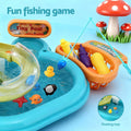 Keezi Kids Play Kitchen Sink Faucet Fishing Toys Food Set