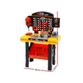 Keezi Kids Workbench 54 Piece Tool Set DIY Black Role Play Toys