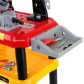 Keezi Kids Workbench 97pc DIY Tools Red Role Play Toy Set