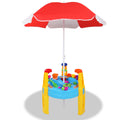 Keezi Kids Sand Table Pretend Play Set Outdoor Umbrella