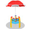 Keezi Kids Sand Table Pretend Play Set Outdoor Umbrella