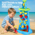 Keezi Kids Sand Water Table Waterfall Wall Sandpit Beach Toys