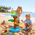 Keezi 62cm Tree Water Table Kids Sandpit Toys Set with Shovels Molds for Sand Play