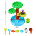 Keezi 62cm Tree Water Table Kids Sandpit Toys Set with Shovels Molds for Sand Play