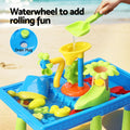 Keezi Kids Sand and Water Table Windmill Shovel Outdoor Toys