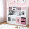 Keezi Kids Wooden Kitchen Playset 100CM 2-Piece Pink Coffee Maker