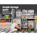 Keezi Wooden Kids Kitchen Play Set Stove Fridge Cooking Toys