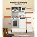 Keezi Wooden Kids Play Kitchen Pretend Cooking Toys Sink Set