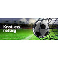 Everfit Soccer Net Baseball Pitching Goal Training 9 Target Zone