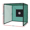 Everfit 3m Golf Practice Net Hitting Cage Steel Frame Baseball