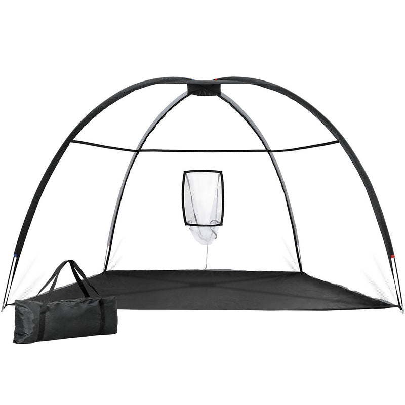 Everfit 3.5m Golf Practice Net Portable Driving Training Tent Black