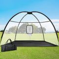 Everfit 3.5m Golf Practice Net Portable Driving Training Tent Black
