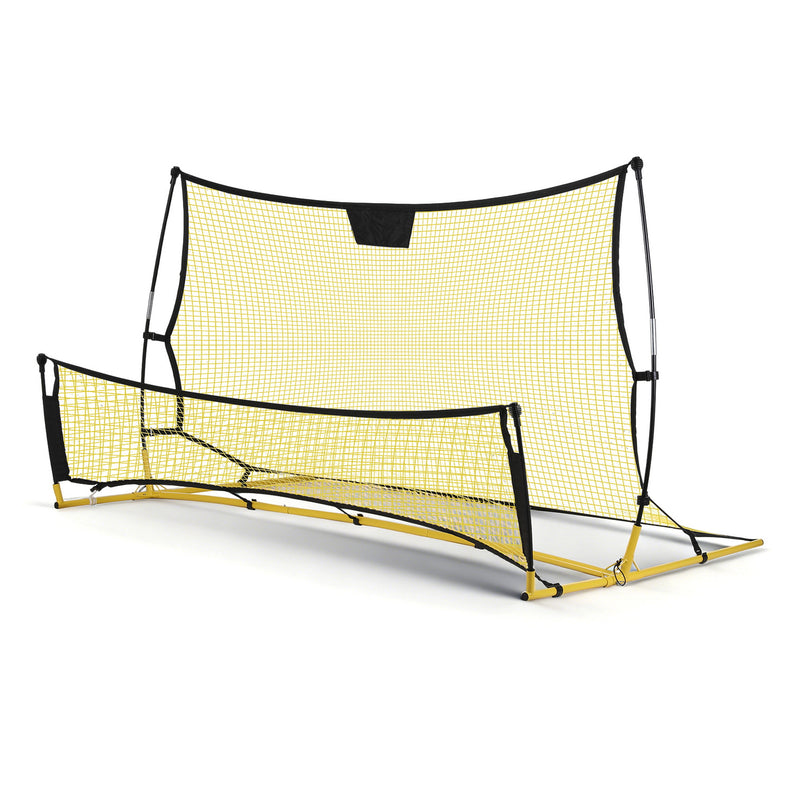Everfit 2.1m Football Soccer Net Goal Rebounder Yellow