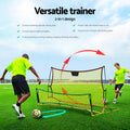 Everfit 2.1m Football Soccer Net Goal Rebounder Yellow