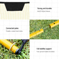 Everfit 2.1m Football Soccer Net Goal Rebounder Yellow