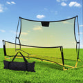 Everfit 2.1m Football Soccer Net Goal Rebounder Yellow