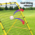 Everfit Sports Rebounder Net Baseball Soccer Football Training Yellow